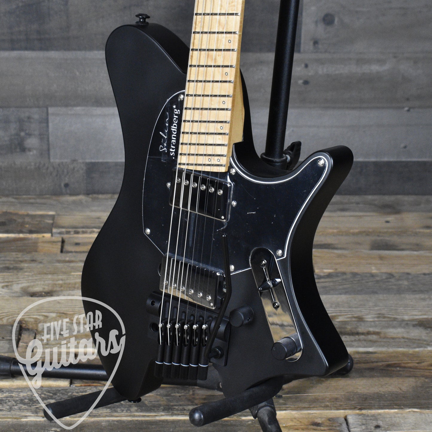 Strandberg Salen Classic NX 6 Tremolo -  Black with Gig Bag