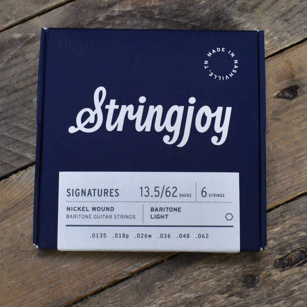 Stringjoy BAL135B Signatures Baritone Balanced Light Gauge .135 - 62
