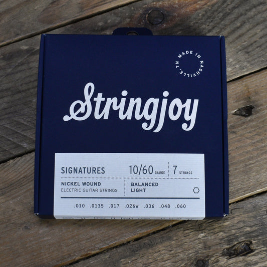 Stringjoy SJ-BAL107 Signatures 7 String Balanced Light Gauge 10-60