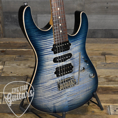 Suhr Modern Plus - Faded Trans Whale Blue Burst with Gig Bag