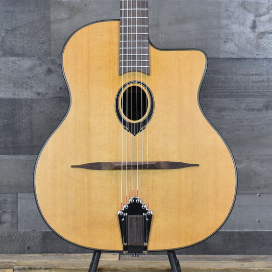 Swing LAG SL100 Gypsy Jazz Guitar - Natural with Gigbag