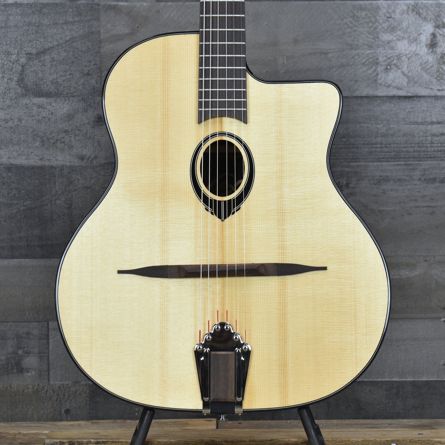 Swing LAG SL200 Gypsy Jazz Guitar - Natural with Gigbag