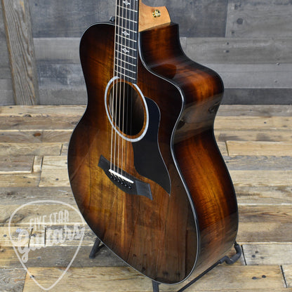 Taylor 224ce-K DLX 2024 - Shaded Edgeburst with Hard Shell Case