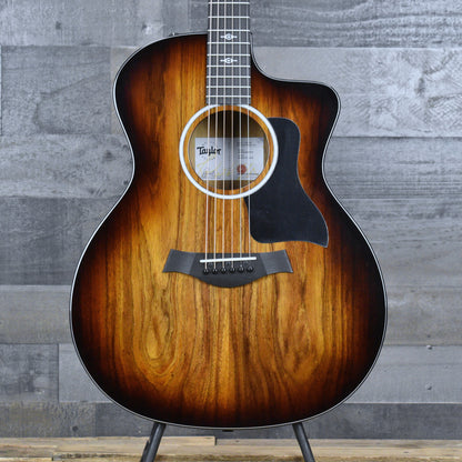 Taylor 224ce-K DLX 2024 - Shaded Edgeburst with Hard Shell Case