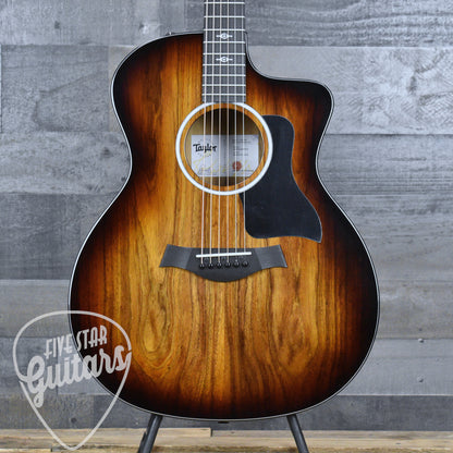 Taylor 224ce-K DLX 2024 - Shaded Edgeburst with Hard Shell Case