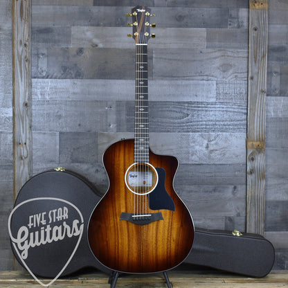 Taylor 224ce-K DLX 2024 - Shaded Edgeburst with Hard Shell Case