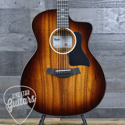 Taylor 224ce-K DLX 2024 - Shaded Edgeburst with Hard Shell Case
