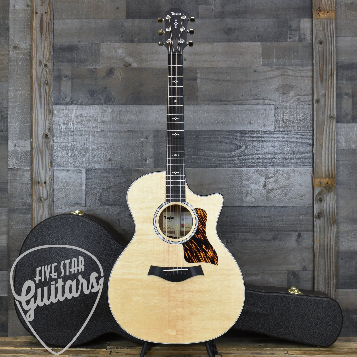 Taylor 314ce Next-Gen Grand Auditorium Acoustic Guitar - Natural with Hardshell Case