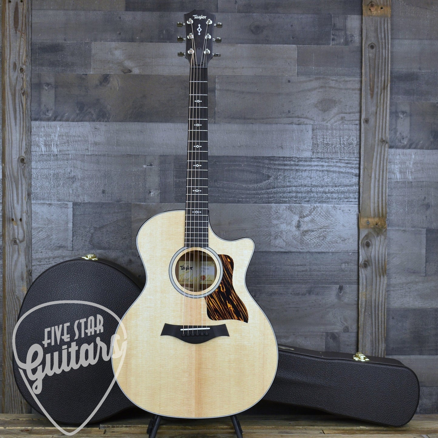 Taylor 314ce Next-Gen Grand Auditorium Acoustic Guitar - Natural with Hardshell Case