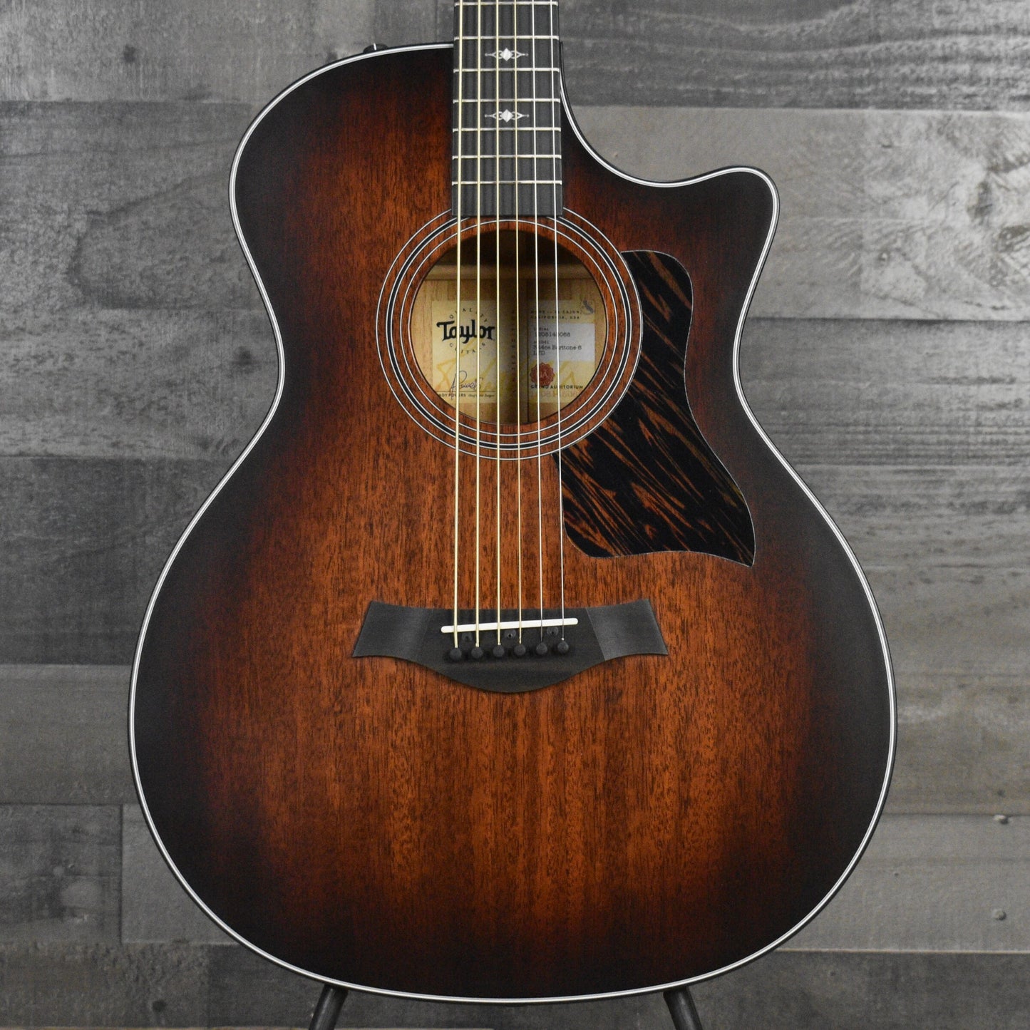 Taylor 324ce Baritone-6 LTD - Shaded Edge Burst with Hardshell Case