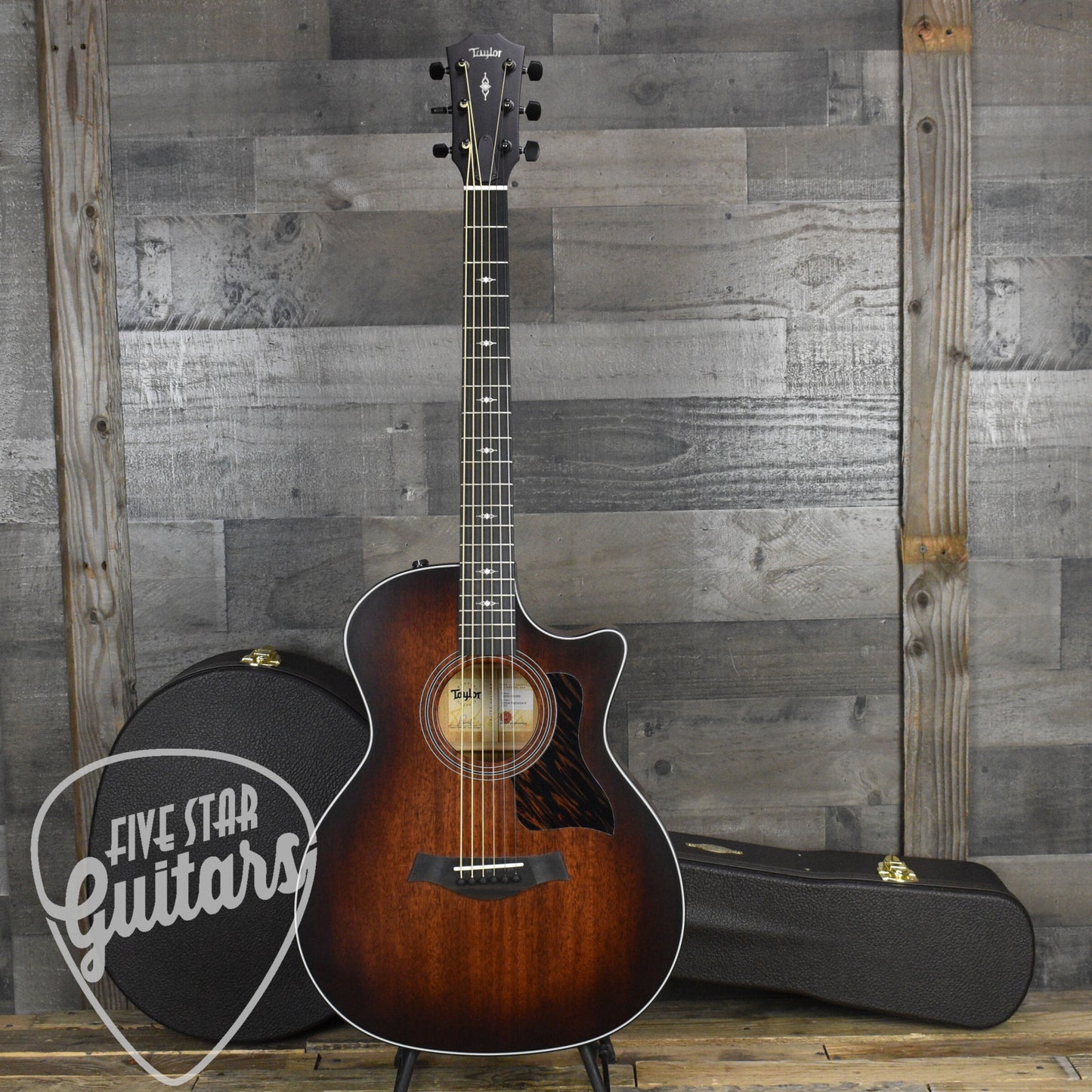 Taylor 324ce Baritone-6 LTD - Shaded Edge Burst with Hardshell Case