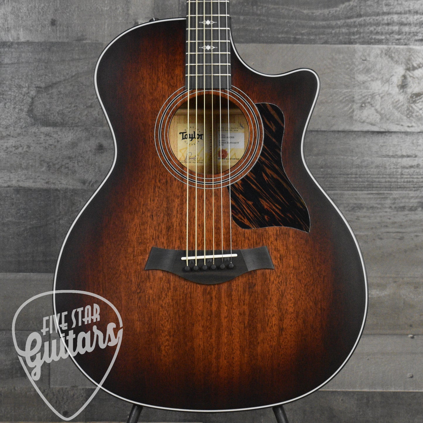 Taylor 324ce Baritone-6 LTD - Shaded Edge Burst with Hardshell Case