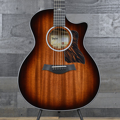 Taylor 324ce Next Generation - Shaded Edgeburst with Hardshell Case