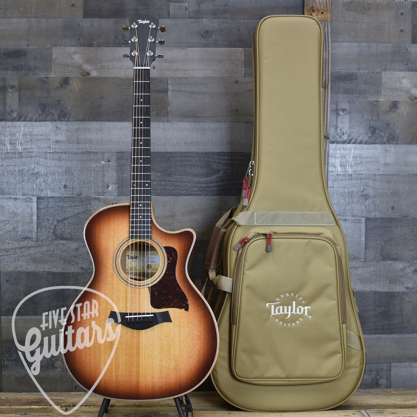 Taylor 324ce Studio Special Edition - Mahogany Glow with Gigbag