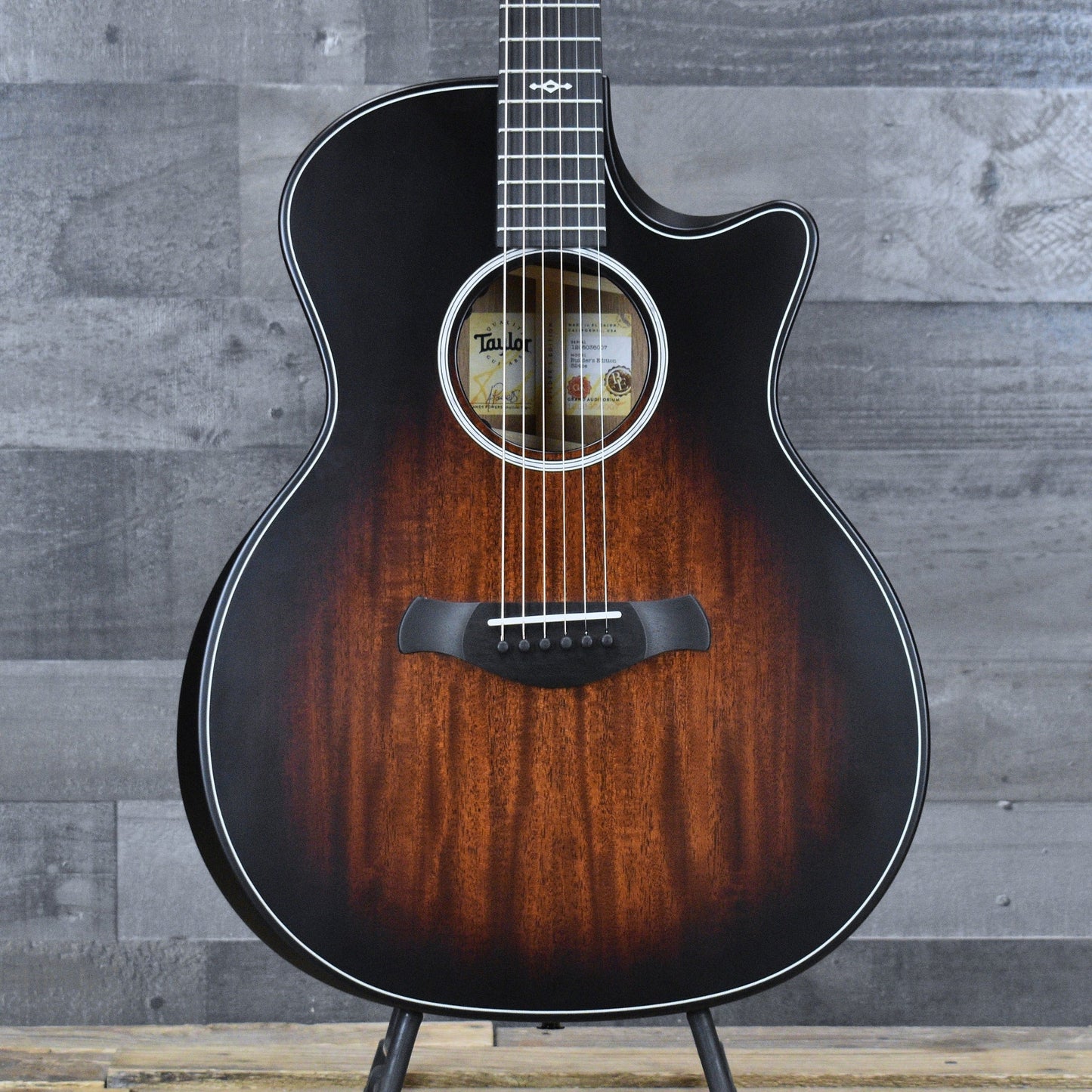 Taylor Builder's Edition 324ce Next Generation - Tobacco Kona Burst with Hardshell Case