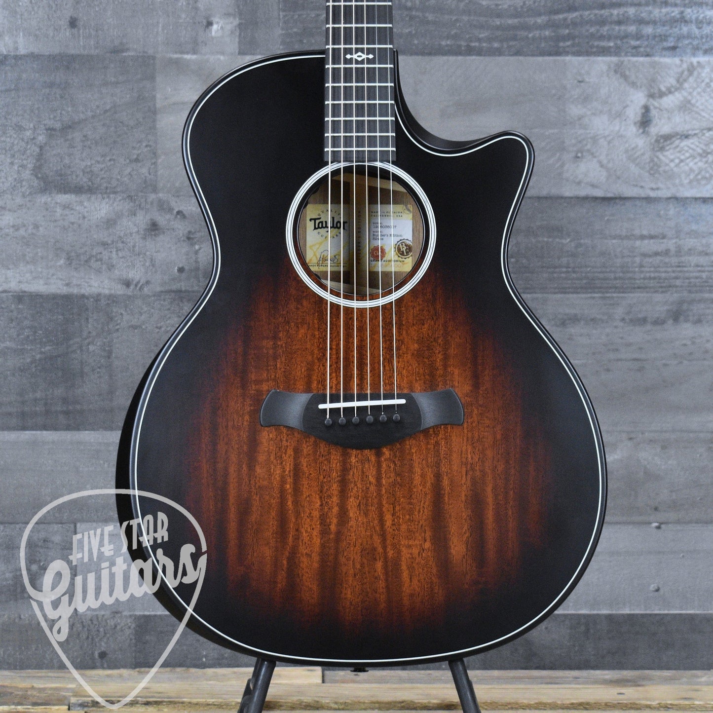 Taylor Builder's Edition 324ce Next Generation - Tobacco Kona Burst with Hardshell Case