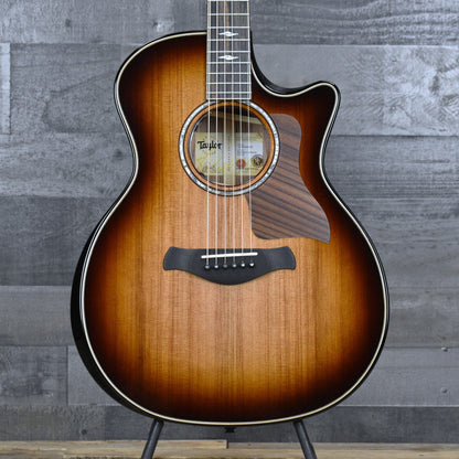 Taylor Builder's Edition 814ce Next Generation Honduran Rosewood Sinker Redwood - Shaded Edgeburst with Hardshell Case