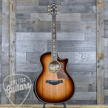 Taylor Builder's Edition 814ce Next Generation Honduran Rosewood Sinker Redwood - Shaded Edgeburst with Hardshell Case