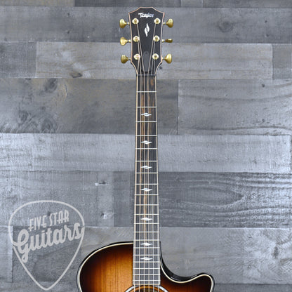 Taylor Builder's Edition 814ce Next Generation Honduran Rosewood Sinker Redwood - Shaded Edgeburst with Hardshell Case