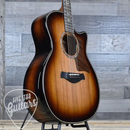 Taylor Builder's Edition 814ce Next Generation Honduran Rosewood Sinker Redwood - Shaded Edgeburst with Hardshell Case