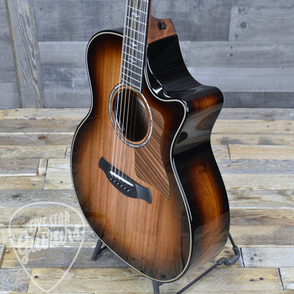 Taylor Builder's Edition 814ce Next Generation Honduran Rosewood Sinker Redwood - Shaded Edgeburst with Hardshell Case