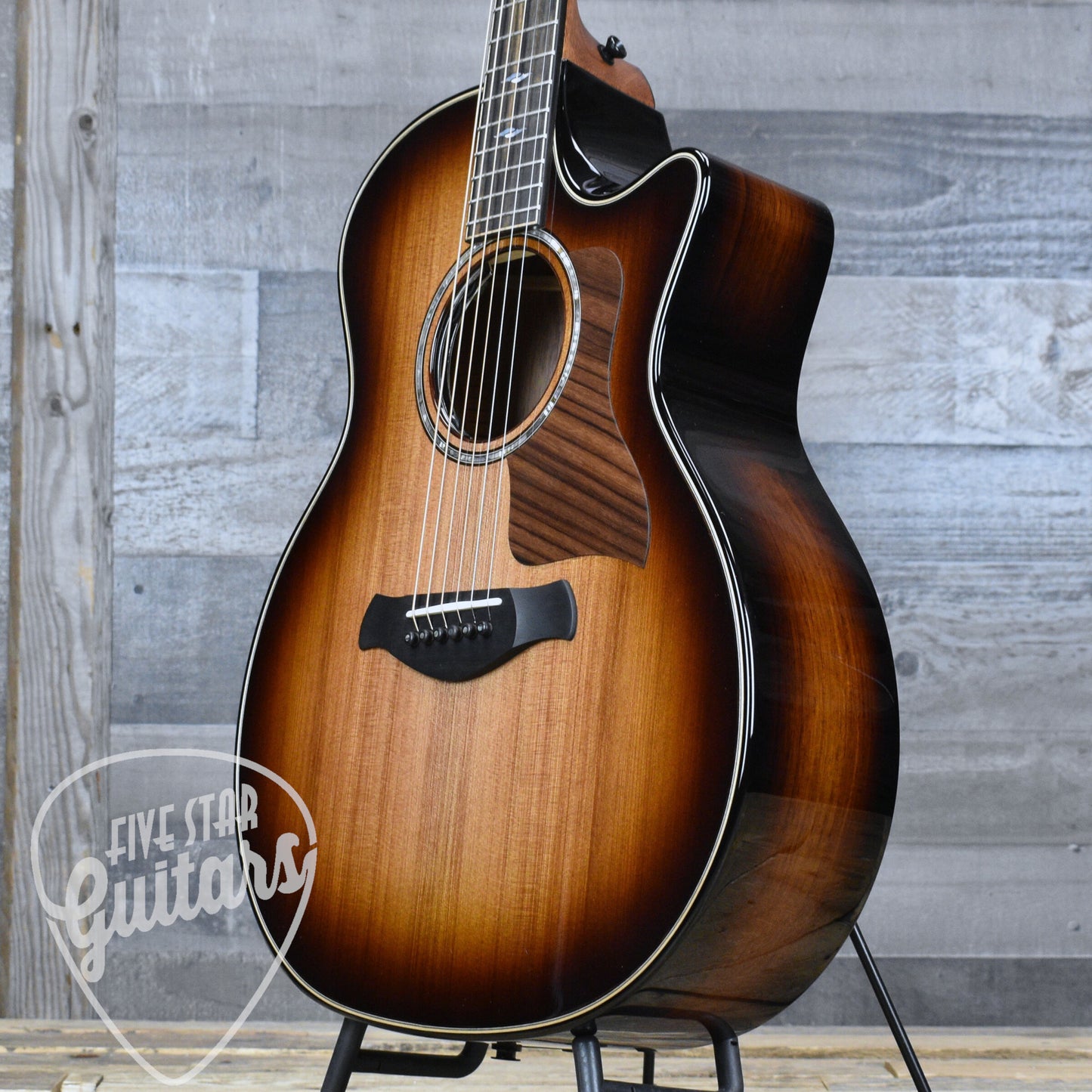 Taylor Builder's Edition 814ce Next Generation Honduran Rosewood Sinker Redwood - Shaded Edgeburst with Hardshell Case