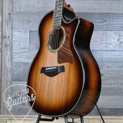Taylor Builder's Edition 814ce Next Generation Honduran Rosewood Sinker Redwood - Shaded Edgeburst with Hardshell Case