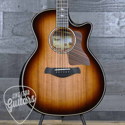 Taylor Builder's Edition 814ce Next Generation Honduran Rosewood Sinker Redwood - Shaded Edgeburst with Hardshell Case