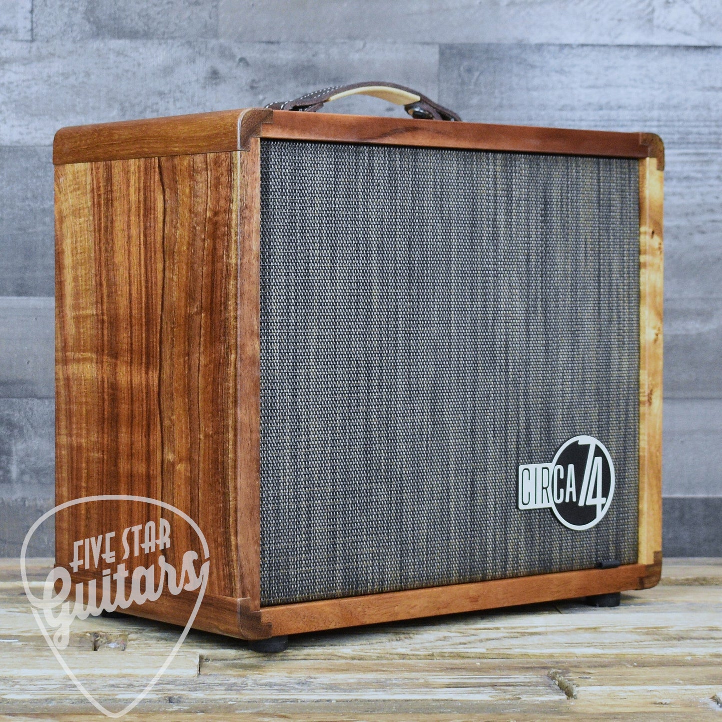 Circa 74 AV150-10 Acoustic Amplifier and Vocal System - Hawaiian Koa with Stand