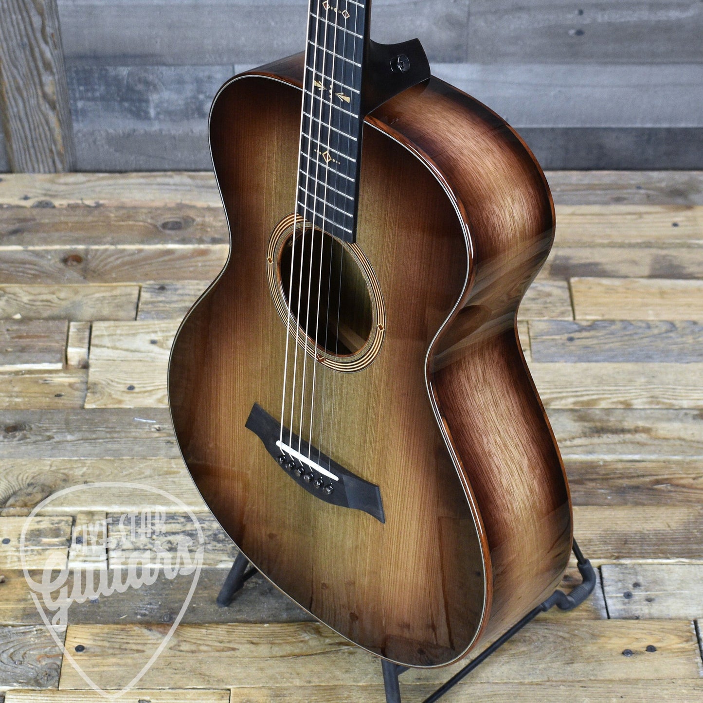 Taylor Custom Grand Concert "Monument" Acoustic Guitar with Brown Deluxe Hard Shell Case