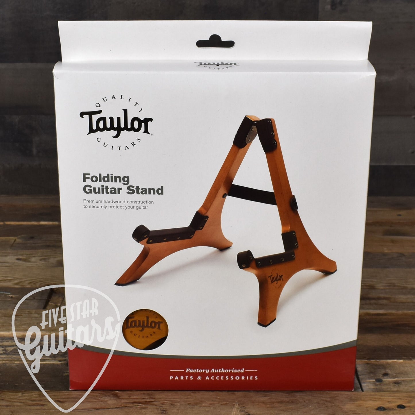 Taylor Folding Mahogany Stand