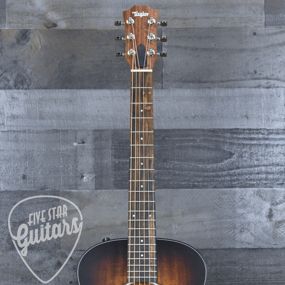 Taylor GS Mini-e Koa Plus Hawaiian Koa Top - Shaded Edgeburst with Aerocase