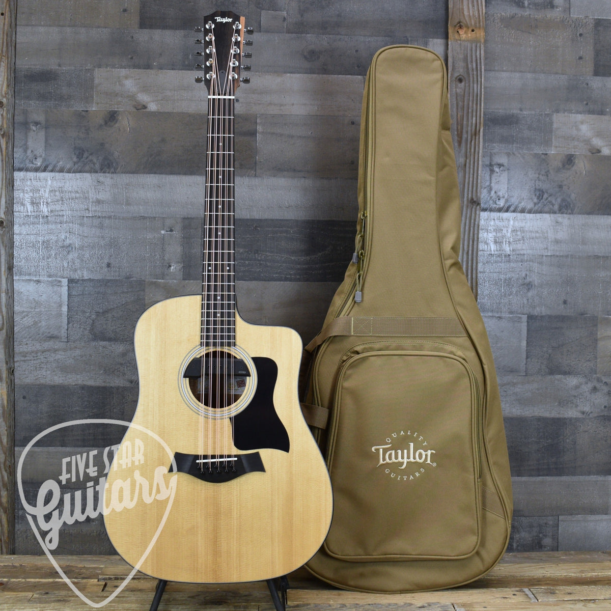 Taylor Somos 150ce Bajo Quinto 10-string - Natural with Gigbag