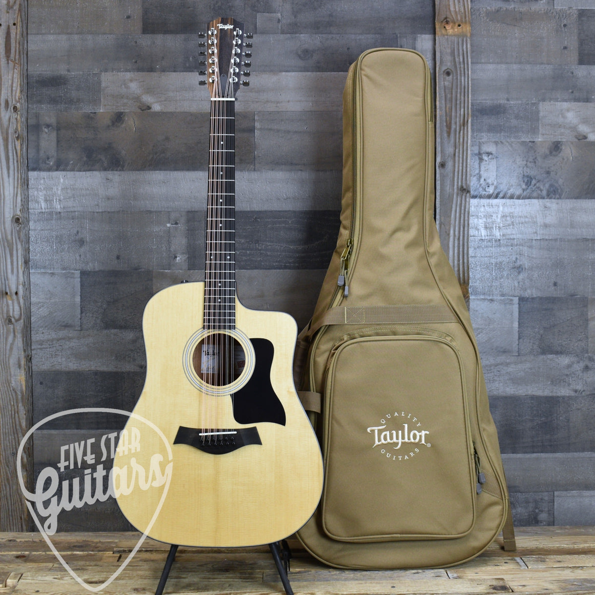 Taylor Somos 150ce "Doce Doble" 12-string  Natural with Gigbag