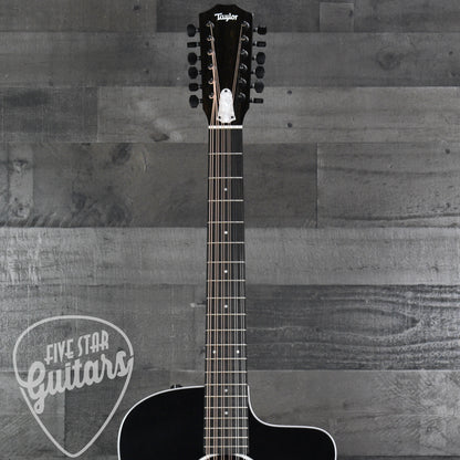 Taylor Somos 250ce Plus BLK "Doce Doble" 12-string - Black with Taylor Aerocase