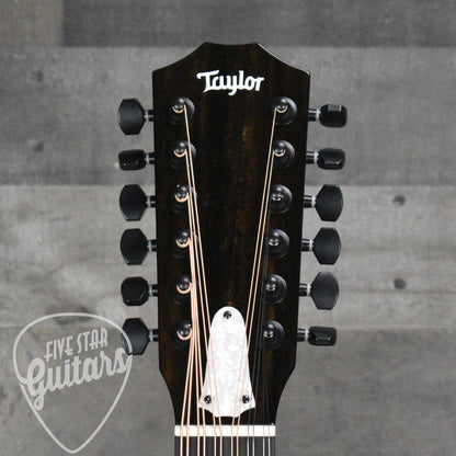 Taylor Somos 250ce Plus BLK "Doce Doble" 12-string - Black with Taylor Aerocase