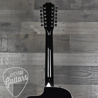 Taylor Somos 250ce Plus BLK "Doce Doble" 12-string - Black with Taylor Aerocase