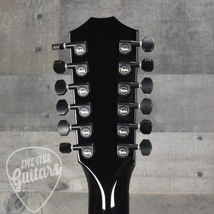 Taylor Somos 250ce Plus BLK "Doce Doble" 12-string - Black with Taylor Aerocase