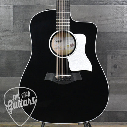 Taylor Somos 250ce Plus BLK "Doce Doble" 12-string - Black with Taylor Aerocase