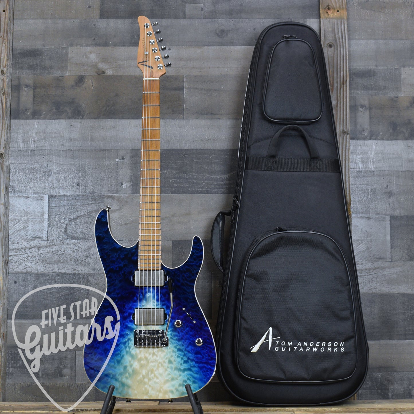 Tom Anderson Angel - Blue WakeSurf with Binding with Gigbag