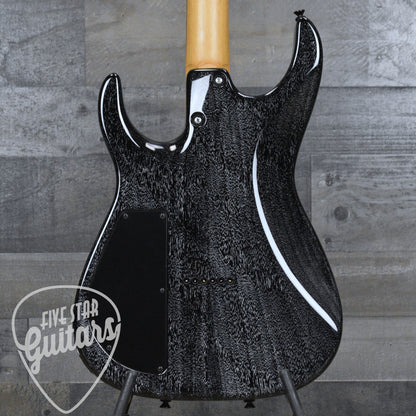 Tom Anderson Angel Player - Black with White Dog Hair with Hardshell Case