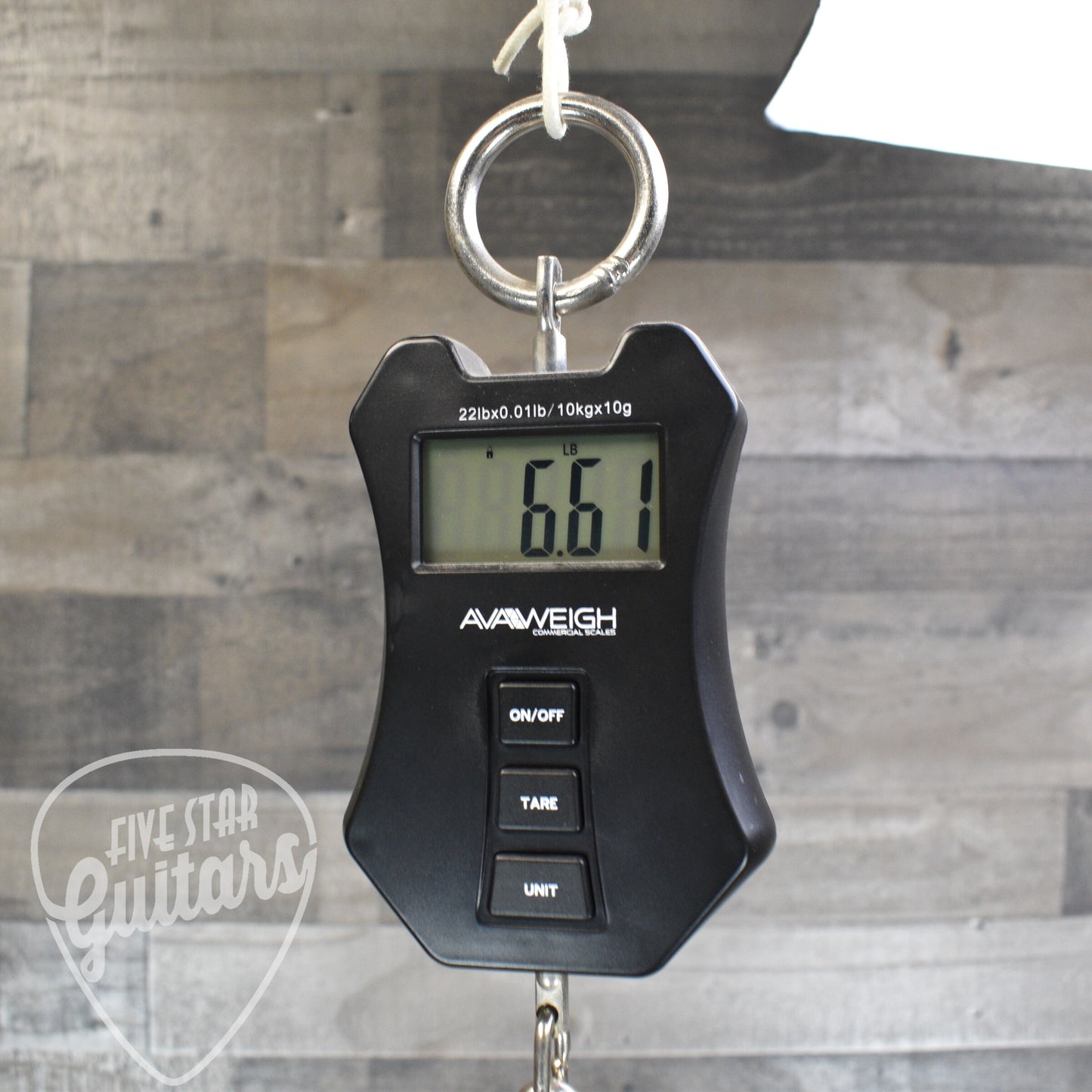 Tom Anderson Angel Player - Black with White Dog Hair with Hardshell Case