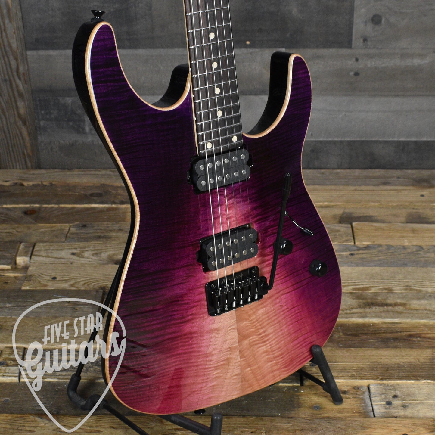Tom Anderson Angel  - Purple WakeSurf/Purple Doghair Back with Gigbag