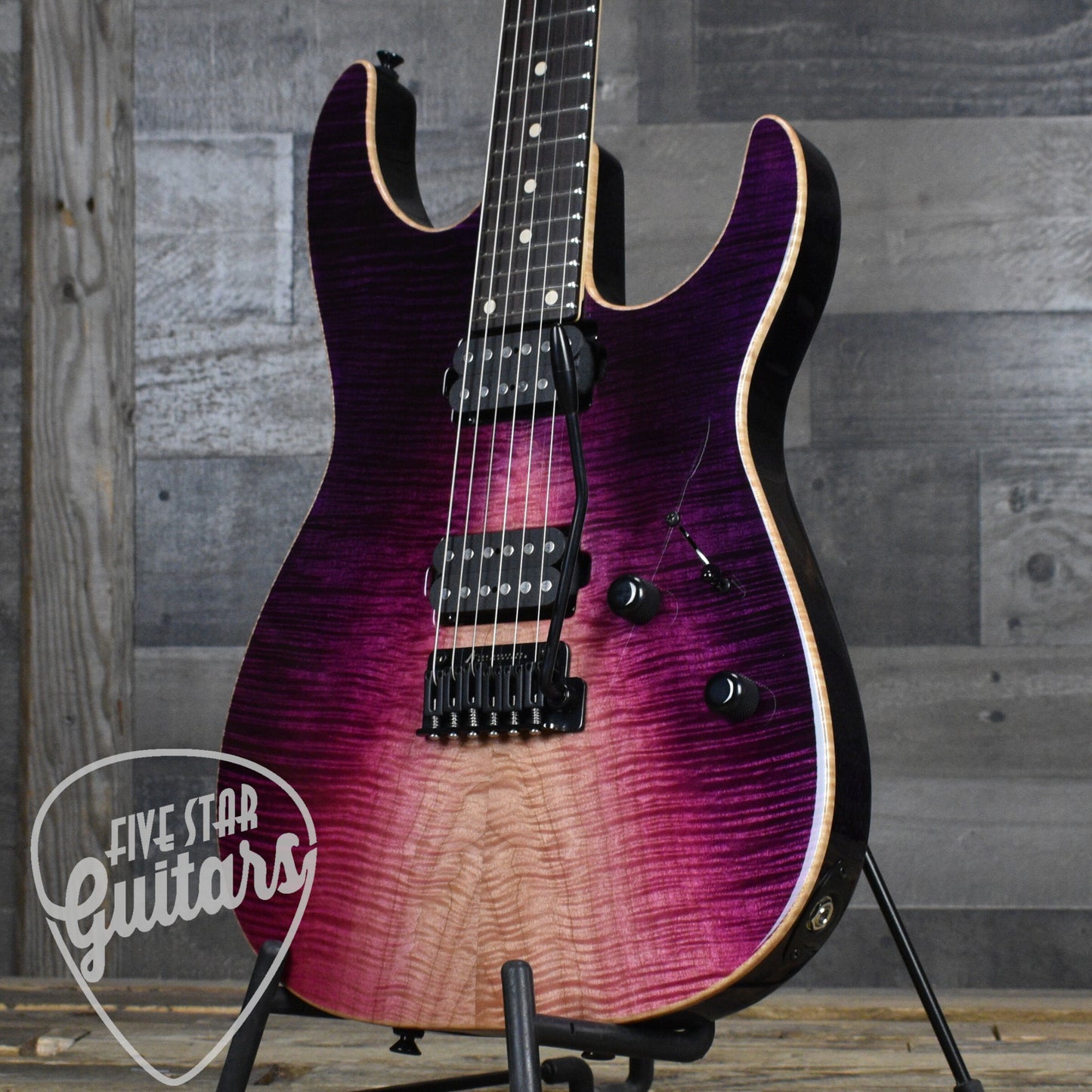 Tom Anderson Angel  - Purple WakeSurf/Purple Doghair Back with Gigbag