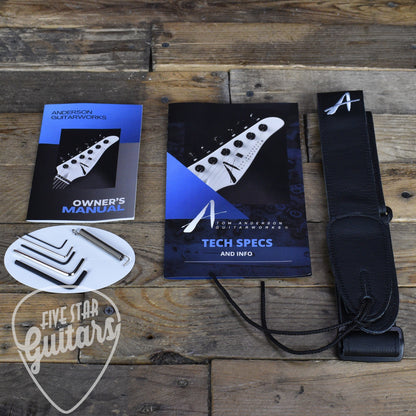 Tom Anderson Angel  - Purple WakeSurf/Purple Doghair Back with Gigbag