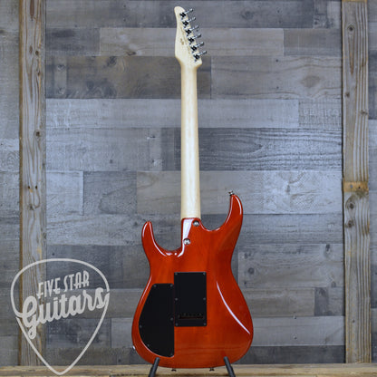 Tom Anderson Angel with Hardshell Case - Fire Burst with Binding