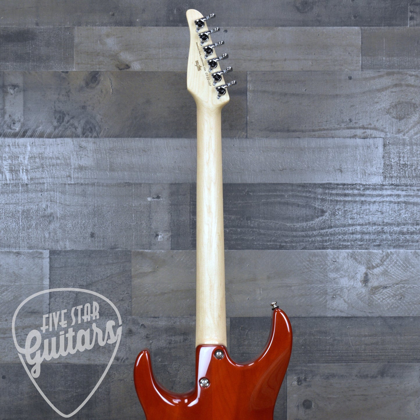 Tom Anderson Angel with Hardshell Case - Fire Burst with Binding