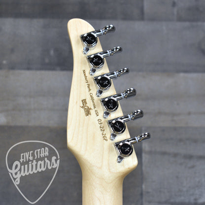 Tom Anderson Angel with Hardshell Case - Fire Burst with Binding