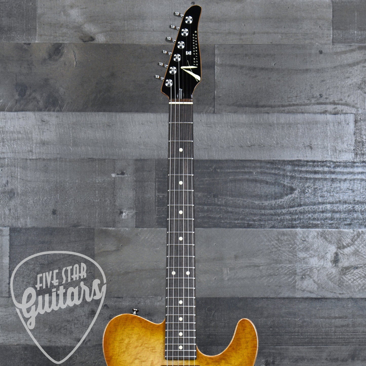 Tom Anderson Cobra - Honey Shaded Edge Burst with Hardshell Case
