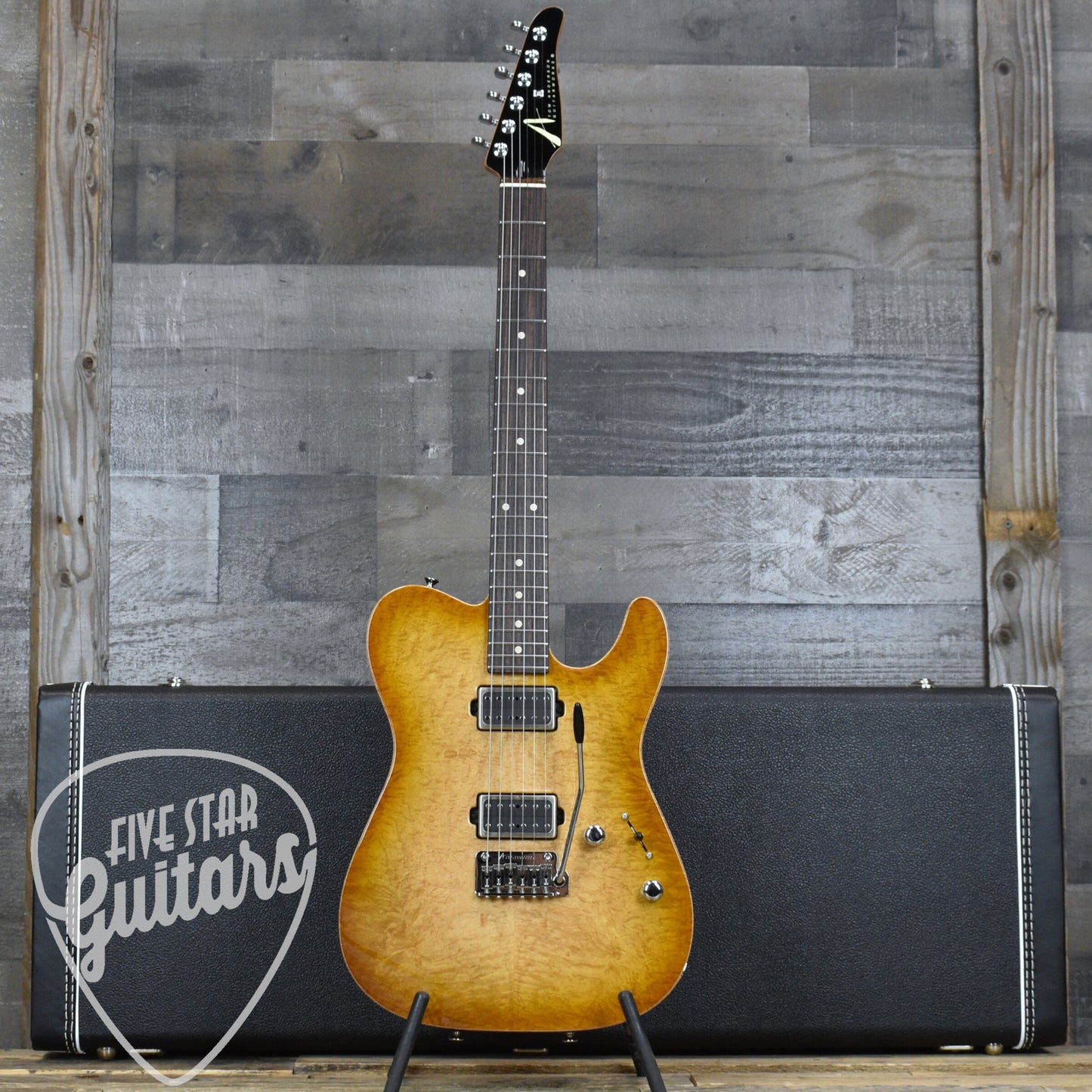 Tom Anderson Cobra - Honey Shaded Edge Burst with Hardshell Case